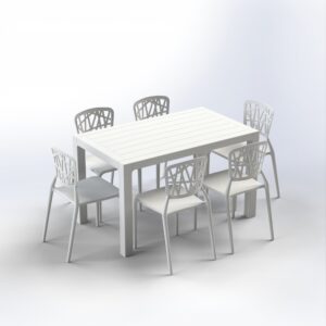 Batroun Set | 6 Chairs with Table