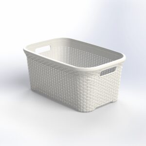 Pixie | Rectangular Rattan Laundry Basket